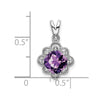 Gemstone and Diamond Scalloped Pendants