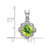 Gemstone and Diamond Scalloped Pendants