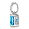 Cushion Gemstone & Diamond Pendants