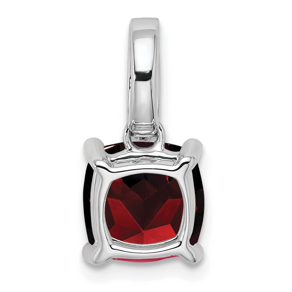 Cushion Gemstone & Diamond Pendants