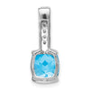 Cushion Gemstone & Diamond Pendants