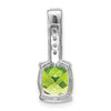 Cushion Gemstone & Diamond Pendants