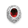 Oval Created Gemstone & LG Diamond Halo Pendants