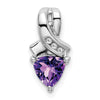 Trillion Gemstone and Diamond Pendants