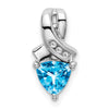 Trillion Gemstone and Diamond Pendants