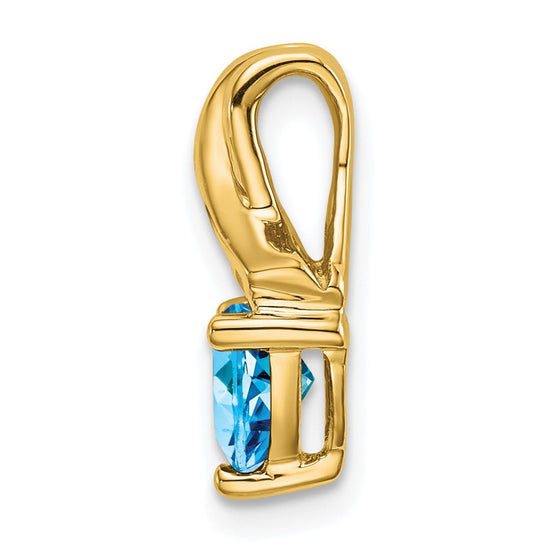 Trillion Gemstone and Diamond Pendants
