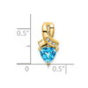 Trillion Gemstone and Diamond Pendants