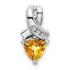 Trillion Gemstone and Diamond Pendants