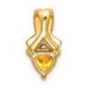 Trillion Gemstone and Diamond Pendants
