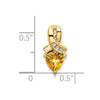 Trillion Gemstone and Diamond Pendants