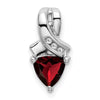 Trillion Gemstone and Diamond Pendants