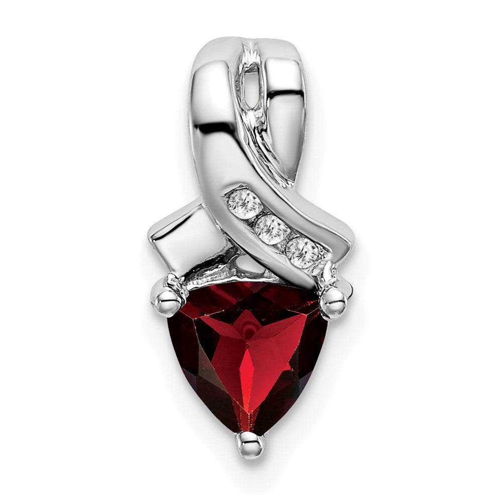Trillion Gemstone and Diamond Pendants
