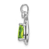 Pear Gemstone & Diamond Pendants