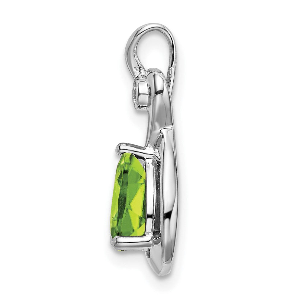 Pear Gemstone & Diamond Pendants