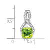 Cushion Gemstone & Diamond Pendants