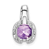 Cushion Gemstone & Diamond Pendants