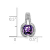 Cushion Gemstone & Diamond Pendants