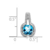 Cushion Gemstone & Diamond Pendants
