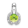 Cushion Gemstone & Diamond Pendants