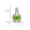 Cushion Gemstone & Diamond Pendants