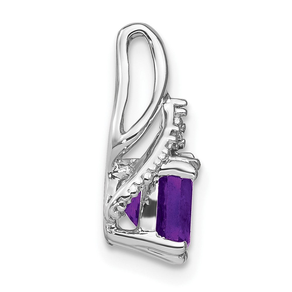 Cushion Gemstone & Diamond Pendants