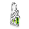 Cushion Gemstone & Diamond Pendants