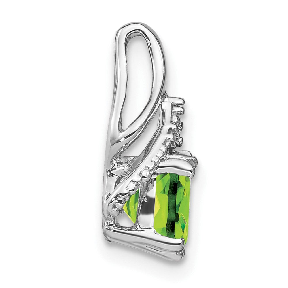 Cushion Gemstone & Diamond Pendants