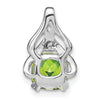 Cushion Gemstone & Diamond Pendants