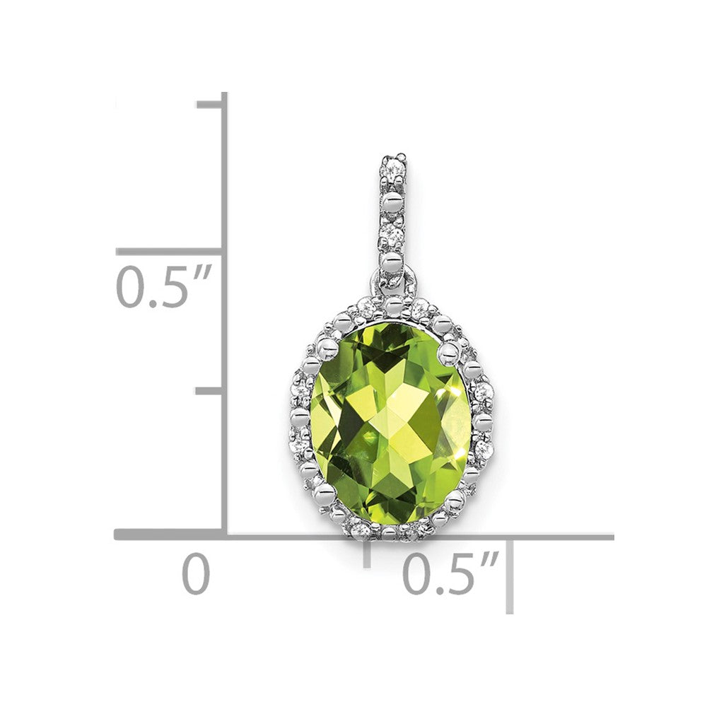 Oval Gemstone and Diamond Halo Pendants