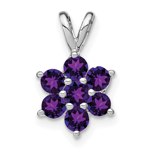 Gemstone Floral Pendants