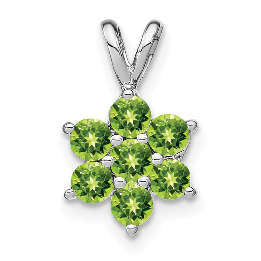 Gemstone Floral Pendants