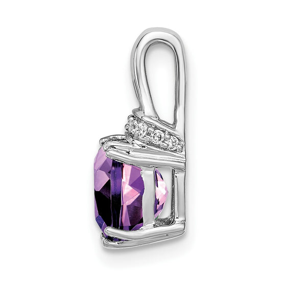 Cushion Gemstone & Diamond Chain Slides