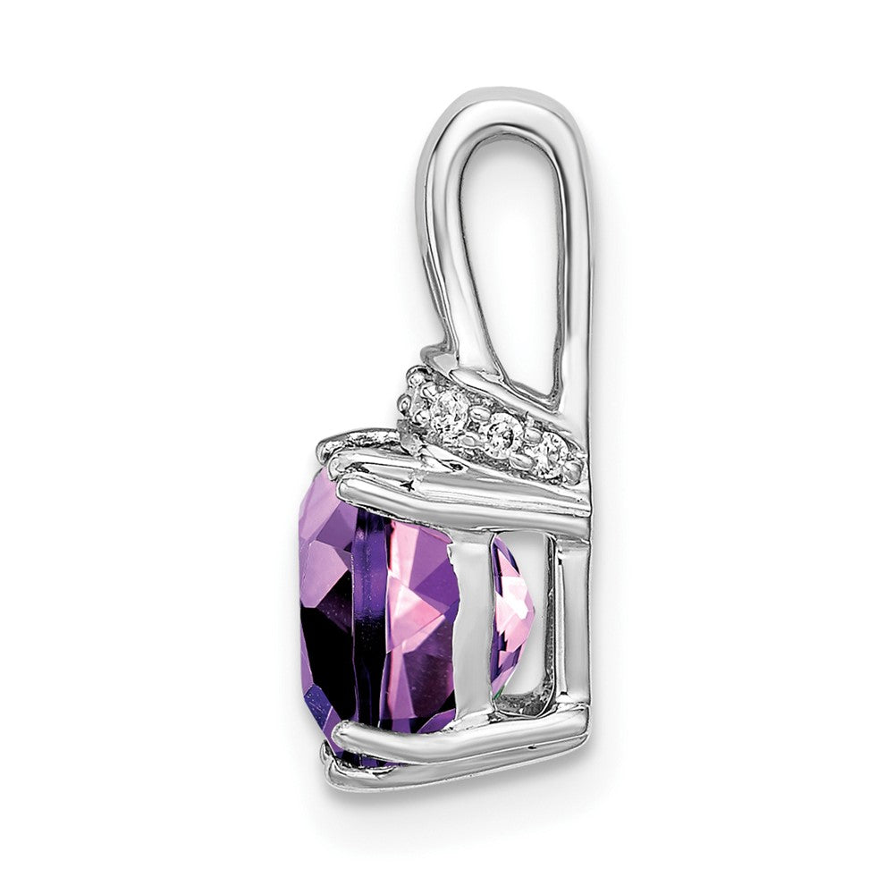 Cushion Gemstone & Diamond Chain Slides