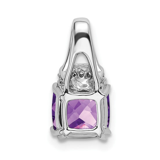 Cushion Gemstone & Diamond Chain Slides