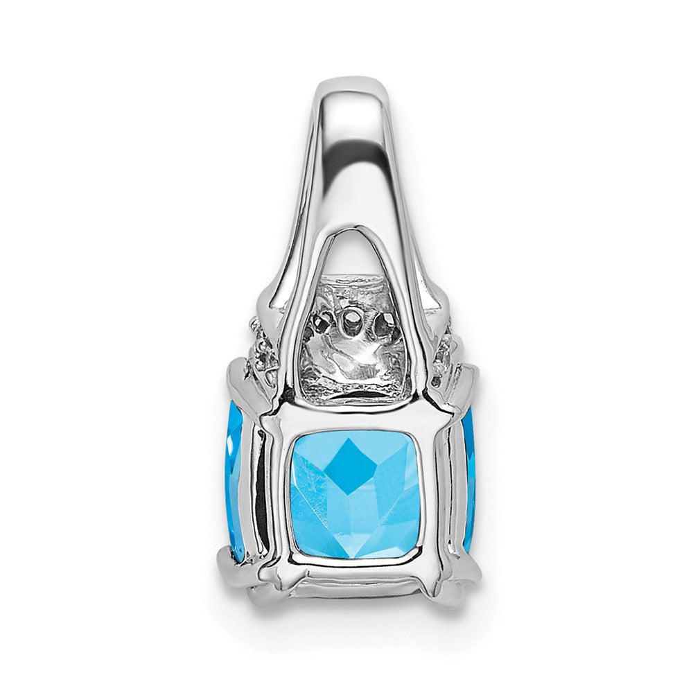 Cushion Gemstone & Diamond Chain Slides