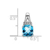 Cushion Gemstone & Diamond Chain Slides