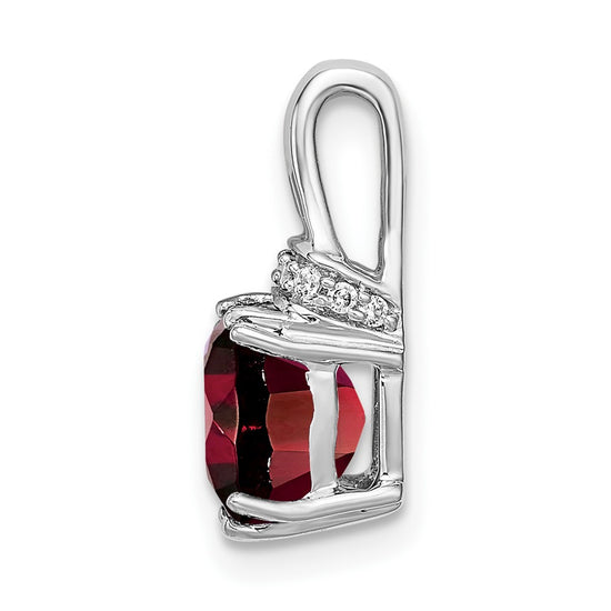 Cushion Gemstone & Diamond Chain Slides