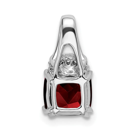 Cushion Gemstone & Diamond Chain Slides