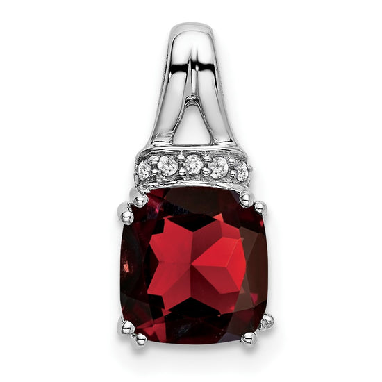 Cushion Gemstone & Diamond Chain Slides