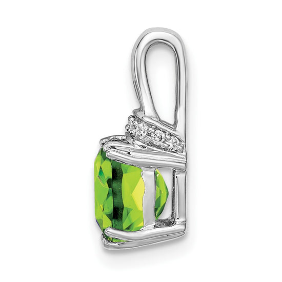 Cushion Gemstone & Diamond Chain Slides