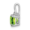 Cushion Gemstone & Diamond Chain Slides