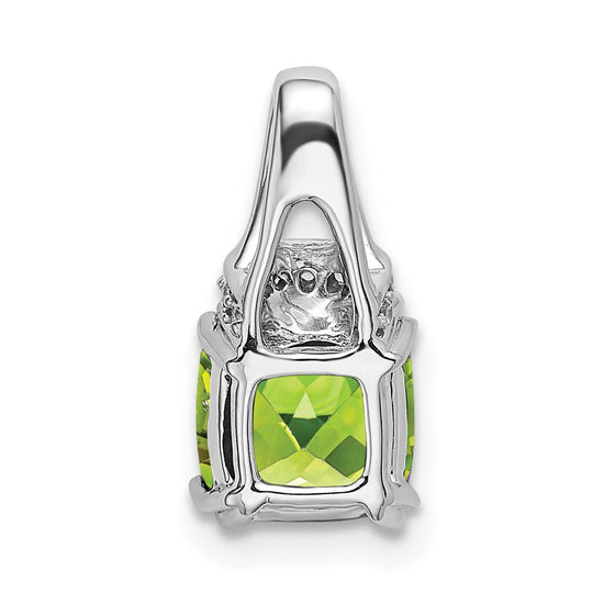 Cushion Gemstone & Diamond Chain Slides