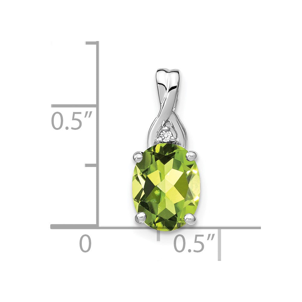 Oval Gemstone & Diamond Pendants