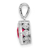 Cushion Gemstone & Diamond Pendants