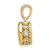 Oval Gemstone & Diamond Pendants