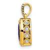 Marquise Gemstone and Diamond Pendants