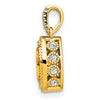 Marquise Gemstone and Diamond Pendants
