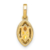 Marquise Gemstone and Diamond Pendants