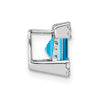 Princess Gemstone and Diamond Chain Slides