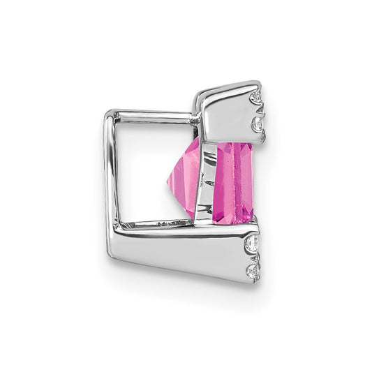 Princess Gemstone and Diamond Chain Slides
